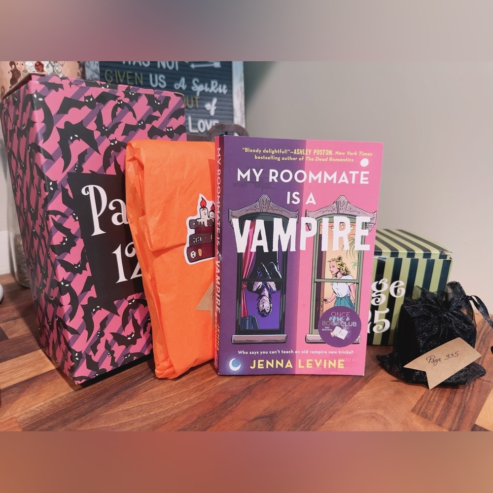 OUABC 2023 “Treat” Halloween Box all gifts vampire romance Once Upon a Book Club